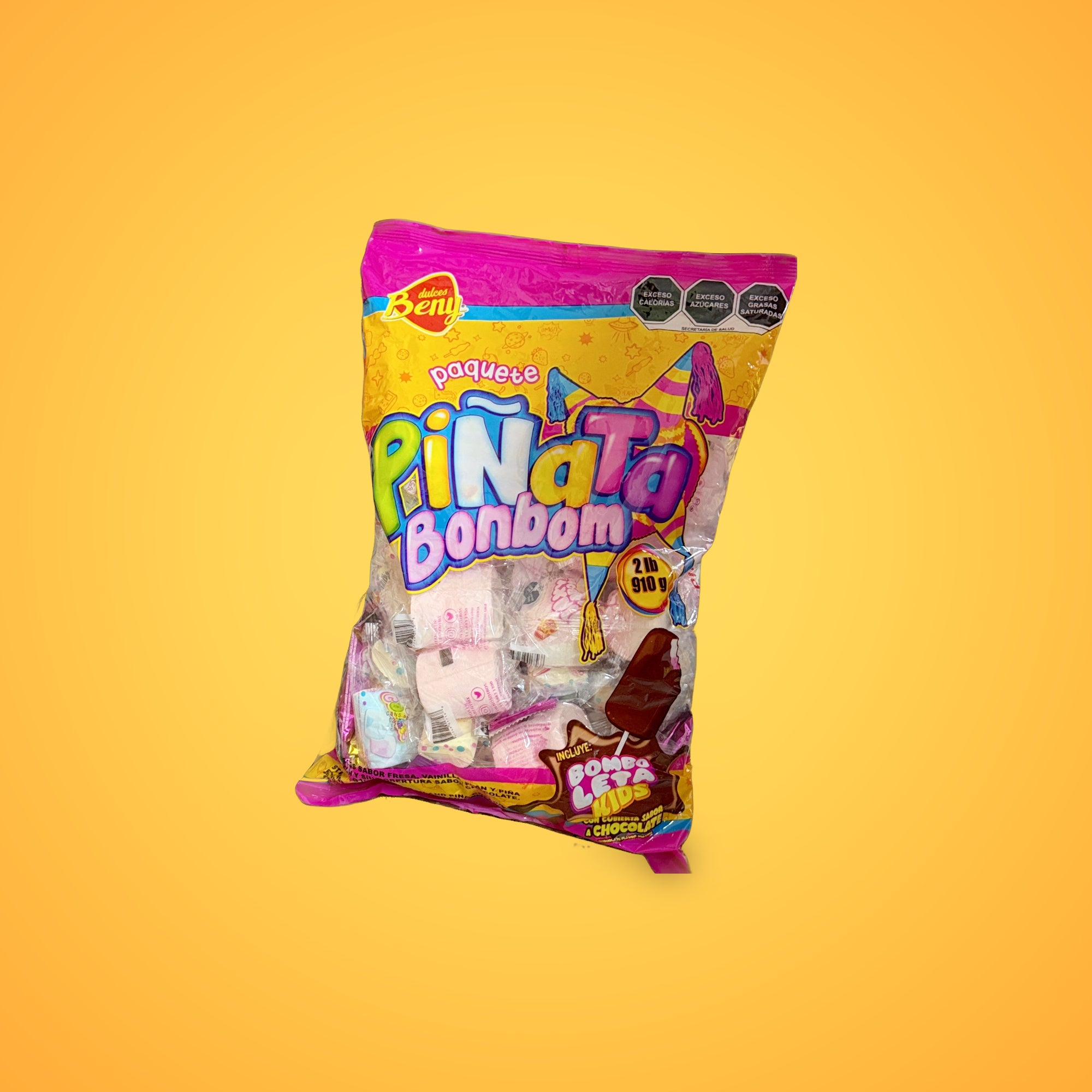 Paquete Pinata Bon Bom 2lb | Dulceria La Colmena
