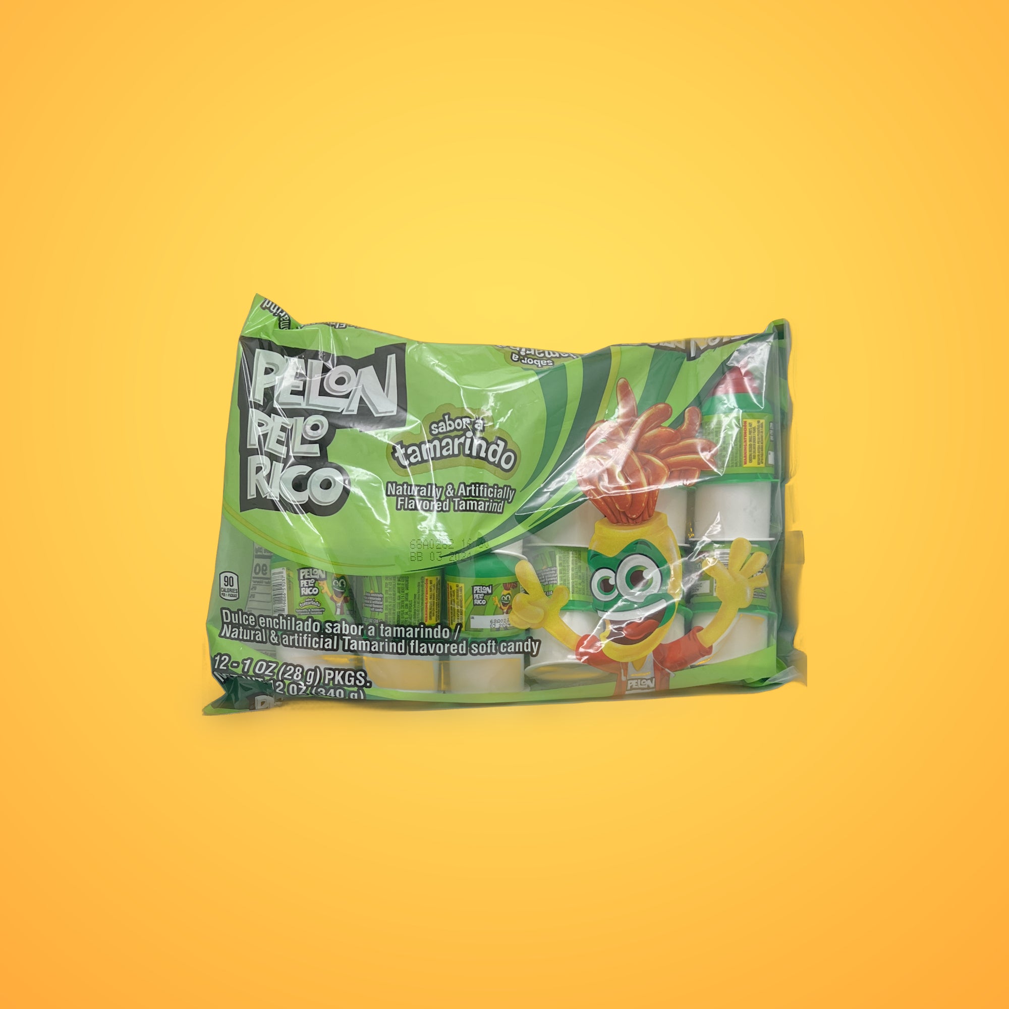 Pelon Pelo Rico Candy - 12 count, 12 oz bag